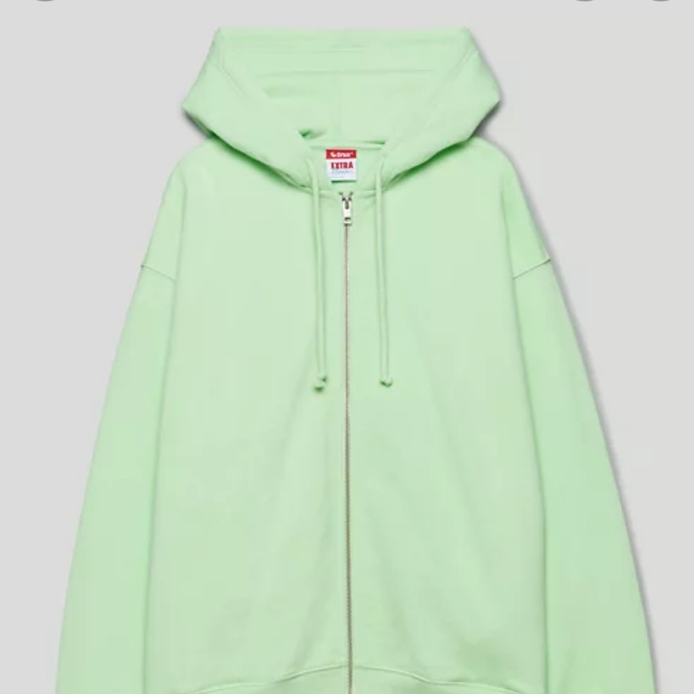 TNA aritzia cozy AF fleece boyfriend zip-up hoodie